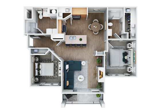 Floor Plan  Unit Freedom Executive at Eagles Landing, Ammon, ID