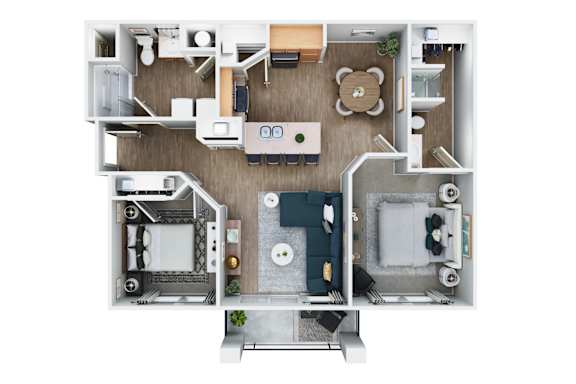 Floor Plan  Unit Freedom at Eagles Landing, Ammon, Idaho