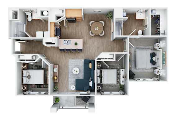Floor Plan  Unit Liberty at Eagles Landing, Idaho, 83406
