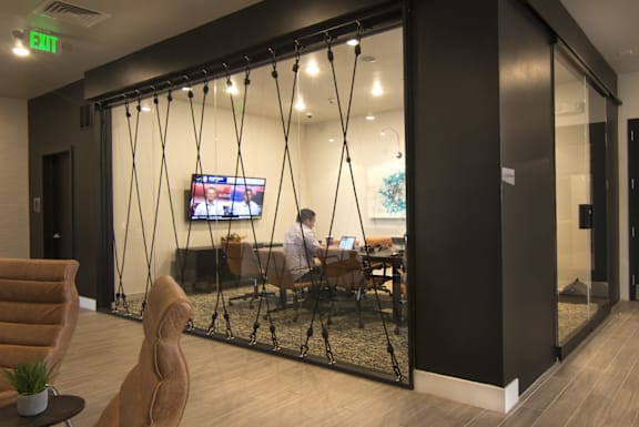 Conference room  at Cycle Apartments, Fort Collins, CO, 80525