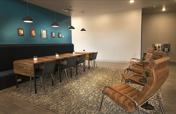 Coworking lounge at Cycle Apartments, Fort Collins, CO, 80525