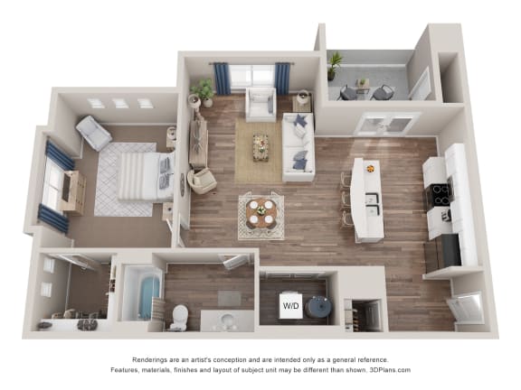 1 Bed 1 Bath at Southside Townhomes, Idaho, 83686