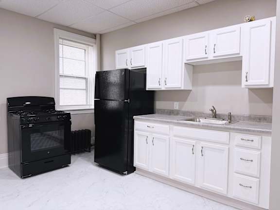 White cabinetry at Willett Apartments, New York