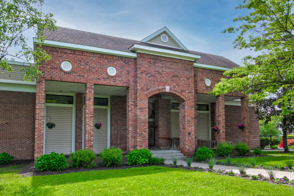 Outside of Clubhouse  at Highland Club Apartments, Watervliet, NY 12189
