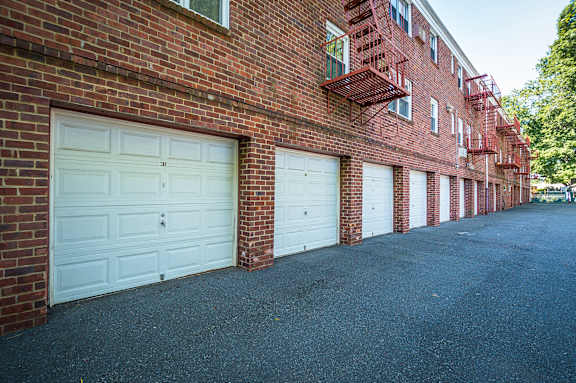 Attached Garages at Garwood Gardens Apartments, Garwood, NJ, 07027