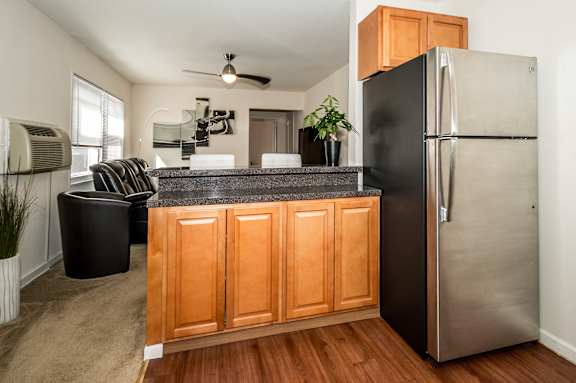 Modern Kitchen with appliances at Garwood Gardens Apartments, Garwood, New Jersey