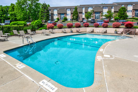 Pool View at Highland Club Apartments in Watervliet, NY 12189