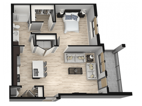1 bedroom