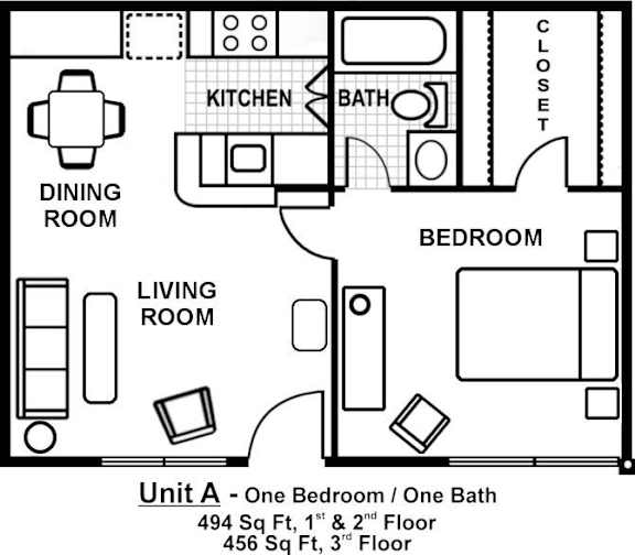 a 3d model of a bedroom with a bathroom and a living room