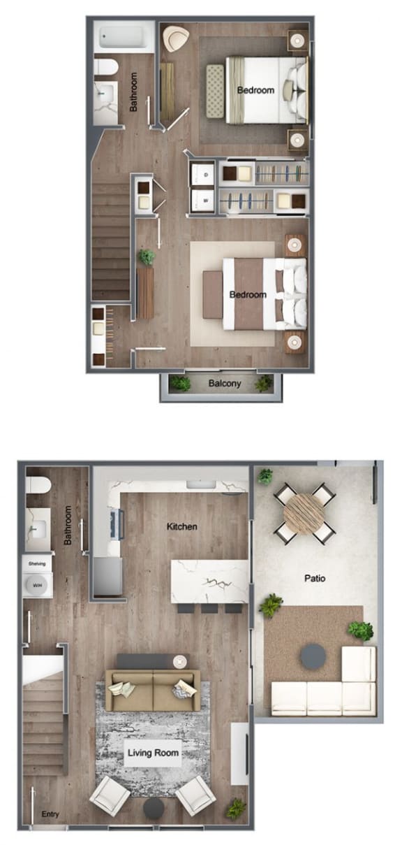 a floor plan of a house