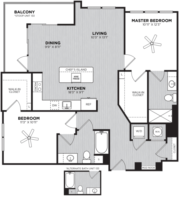 2 Bedroom