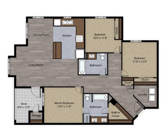 the floor plan 460 sq ft