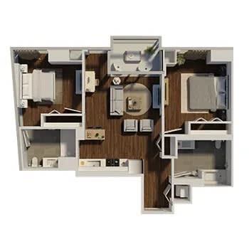 Two Bedroom Floorplan