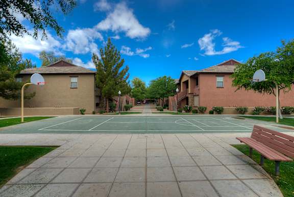 Modern Basket Ball Court at San Clemente Apartments, Arizona, 85297