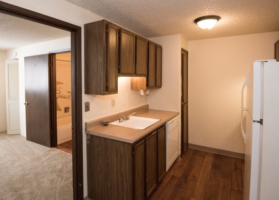 Cedar Lane Vacant Apartment Upgraded Kitchen