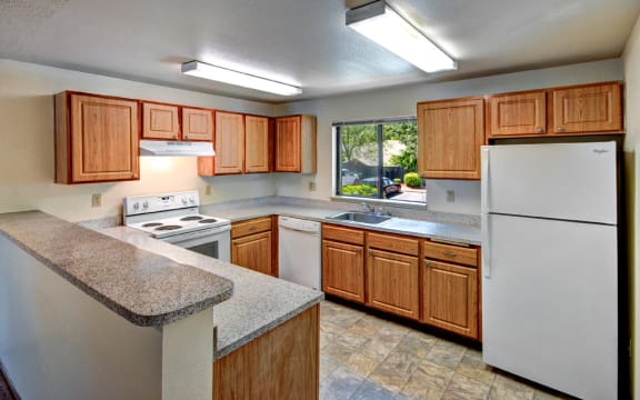 Kitchen at Chambers Creek Estates, Washington, 98467