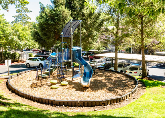 Outdoor playground at Clackamas Trails Apartments, Oregon, 97222