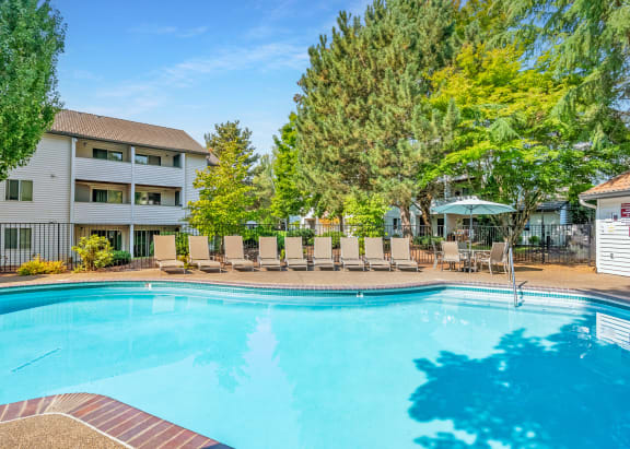 Elmonica Court seasonal swimming pool, Beaverton, OR, 97006
