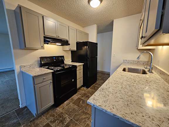 Francis Park vacant 2x1 upgraded kitchen side view