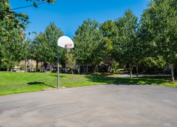 Basketball Court at Hathaway Court Apartments, Wilsonville