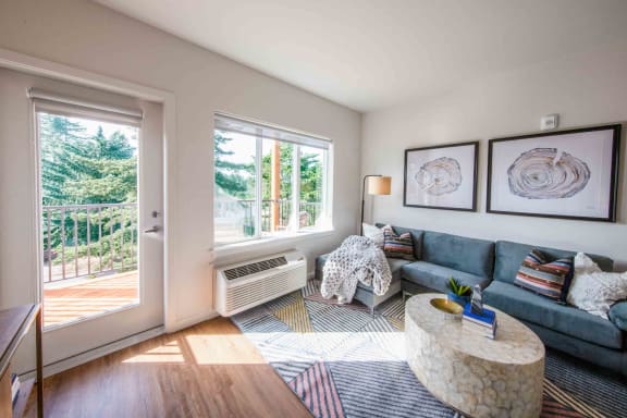 Heather Lodge 2x2 Living Room and Air Conditioner