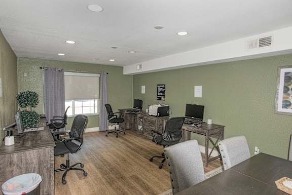 Business center at River Pointe, Sacramento, California