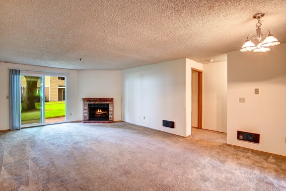 Upgraded Living Room &amp; Dining Room at Riverwood Apartments, Washington, 98032