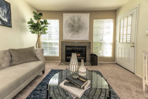 Rocklin Gold Model Fireplace &amp; Patio Door