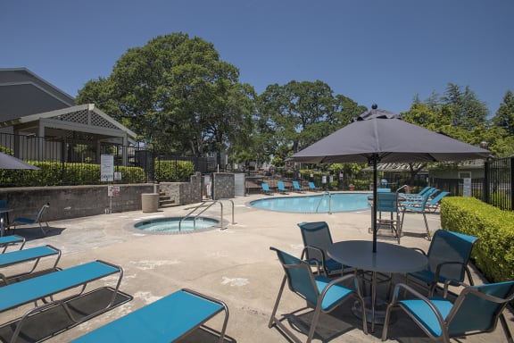 Rocklin Gold Pool Furniture & Umbrellas
