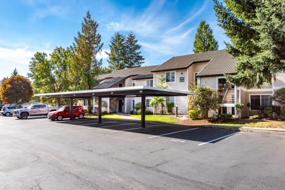 Sir Charles Court three story building and carports, Beaverton, OR, 97006
