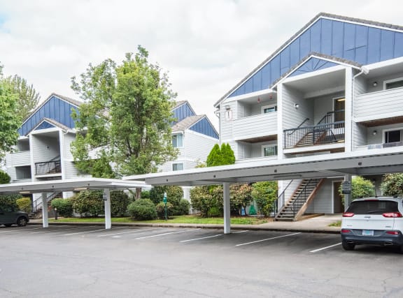 Reserved Parking Lot at Valley River Court, Eugene Oregon