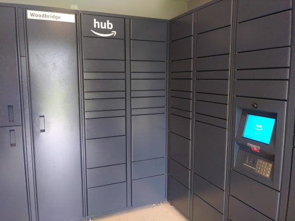 24 Hour Package Lockers at Woodbridge Apartments, Sacramento, CA