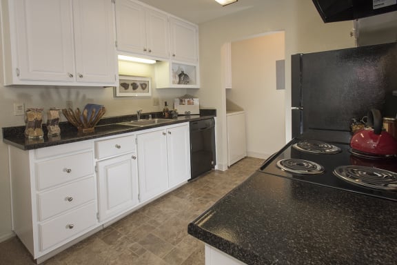 Model Upgraded Kitchen at Zinfandel Village Apartments, California