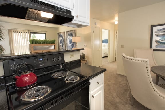 Model Upgraded Kitchen at Zinfandel Village Apartments, Rancho Cordova, California 95670