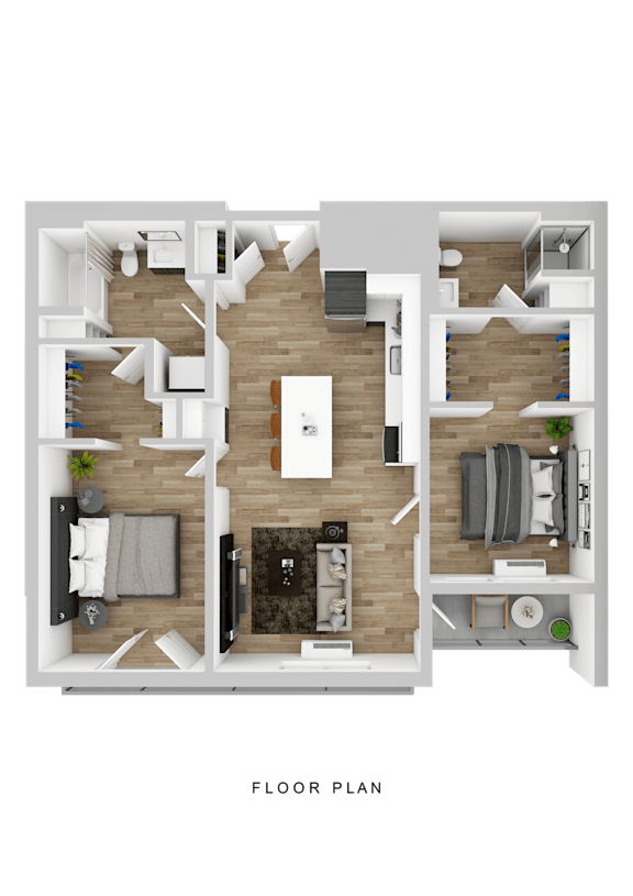 A detailed floor plan of a house layout.