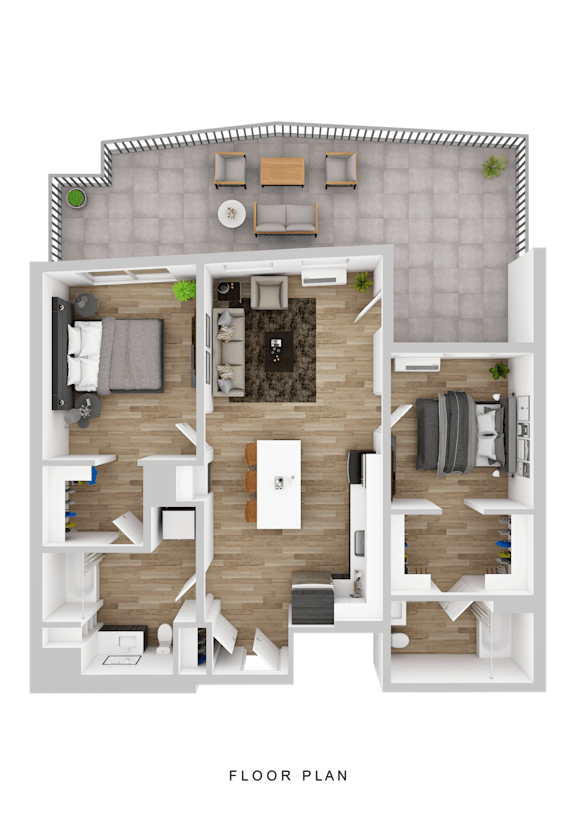 A detailed floor plan of a house layout.
