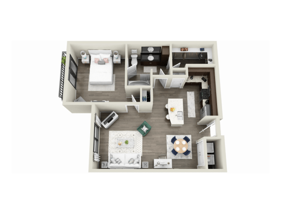bedroom floor plan an opens up concept in this design