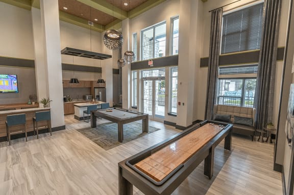 Shuffleboard at Integra Sunrise Parc, Kissimmee, Florida
