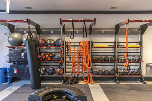 Equipped Fitness Center at Integra Sunrise Parc, Kissimmee, FL