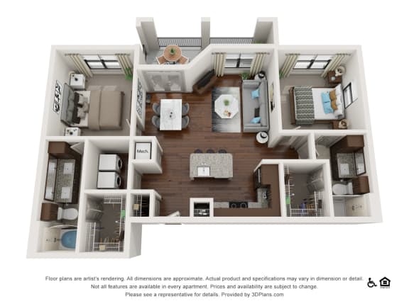 bedroom floor plan an opens up concept in this design