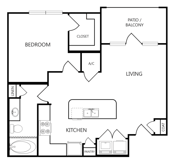 a1a 1 bed 1 bath 675 sqft