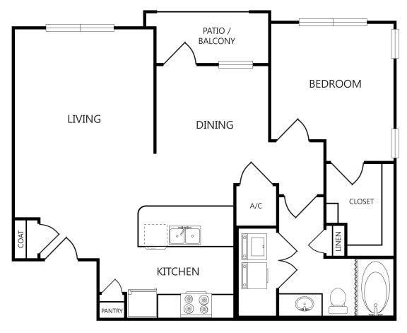 a1c 1 bed 1 bath 841 sqft