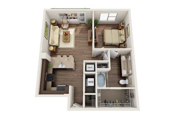 a234  1 bedroom floor plan  460 sq ft  the envoy