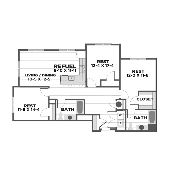 Floor Plan  Westerly at Forge Park_C2C