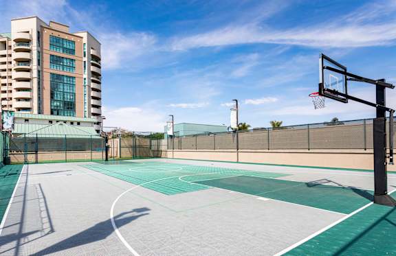 Basketball Court at Towers at Costa Verde Apartments in La Jolla, San Diego, CA