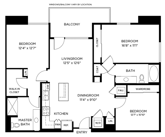 Simple loading interface with vertical indicator at Elements Apartments, Irvine, CA 92612