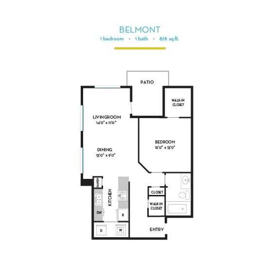 Belmont Floor Plan at Vintage at Scottsdale, Arizona