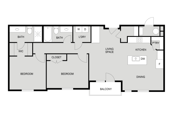 a floor plan of a house
