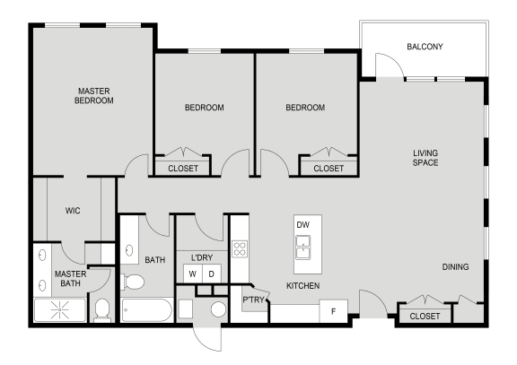 a floor plan of a house