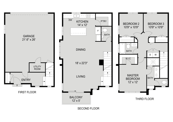 a floor plan of a house